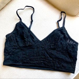 NWT Free People | Black Lace Bralet